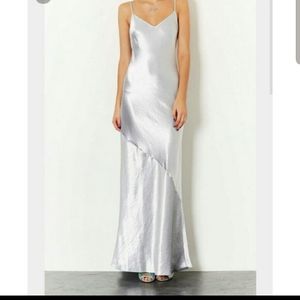 H&M Silver Slip dress sz 6